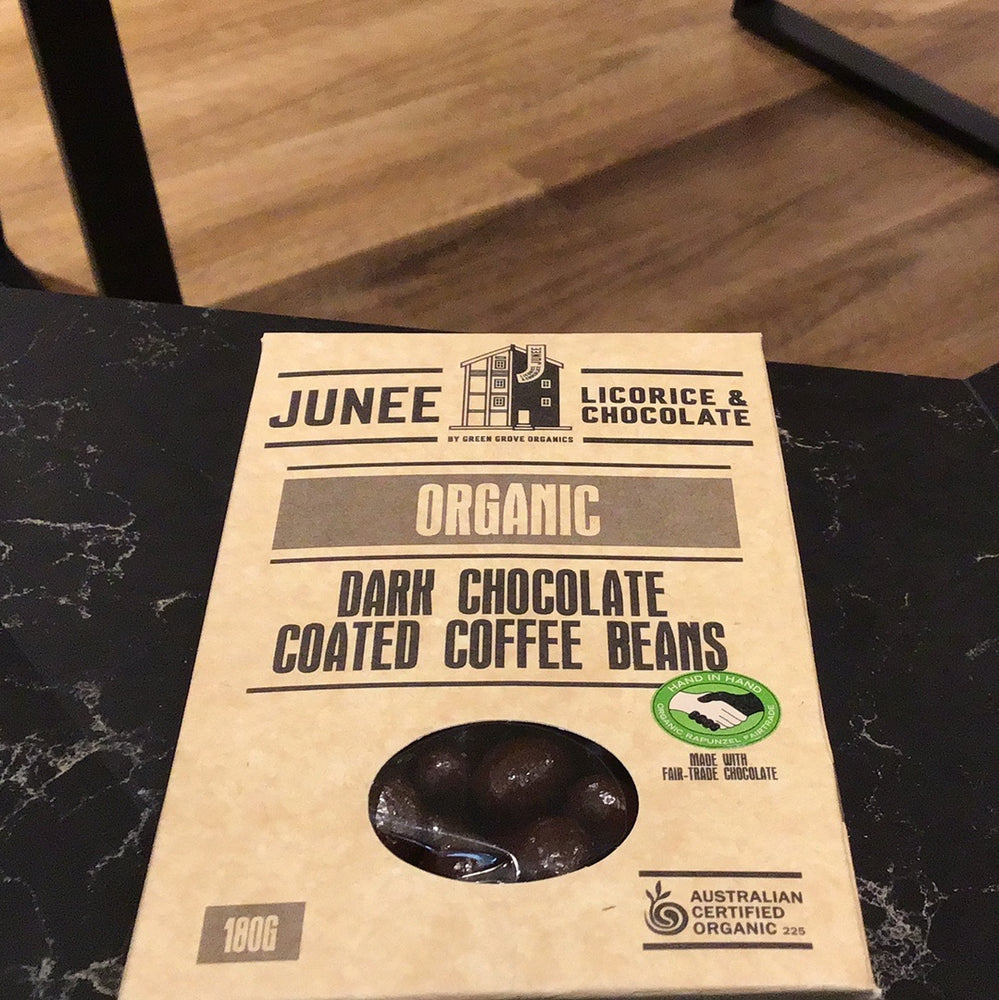 Junee dark chocolate coffee beans
