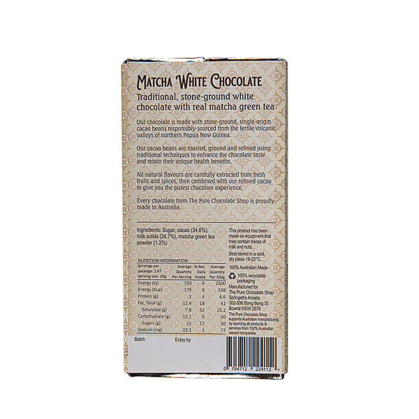
                  
                    Load image into Gallery viewer, White Matcha Tea Chocolate Bar
                  
                