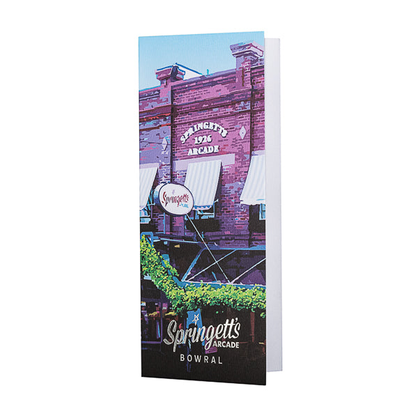 Springett's Arcade Chocolate Card