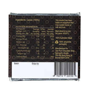 
                  
                    Load image into Gallery viewer, 100% Cacao Taster Chocolate Bar
                  
                