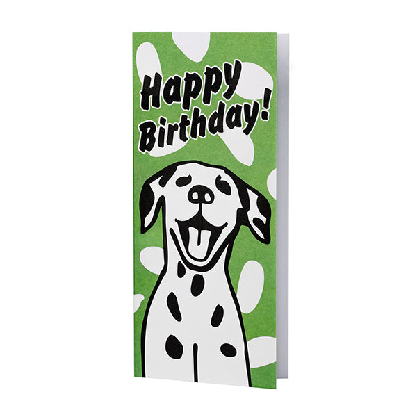 Chocolate Card - Birthday Dalmatian