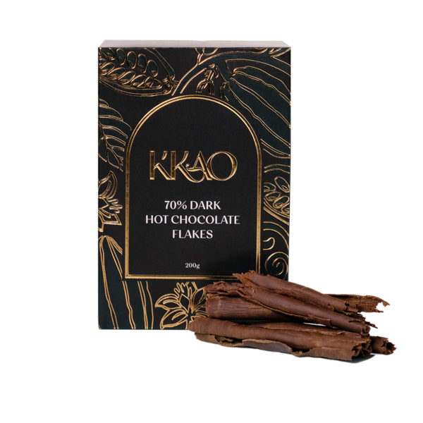 70% Dark K’Kao Hot Chocolate Shaved
